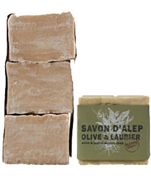 Savon d'Alep Laurier 12% Aleppo Soap Lot 3 savons - Tadé