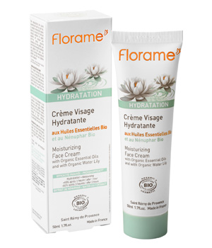 Crème Visage Hydratante au Nénuphar bio - Florame