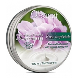 Baume de soin au Lait d'Anesse Rose Impériale 100 ml - Oléanat