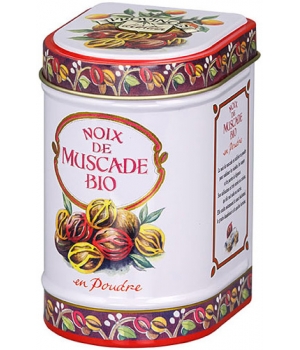 Noix de Muscade bio poudre Boîte - Provence d'Antan