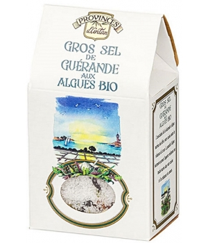 Gros sel de Guérande aux Algues bio Recharge 100 gr - Provence d'Antan