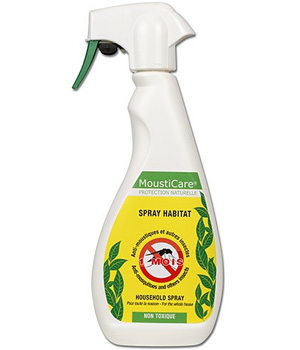 Spray Habitat répulsif et insecticides Protection naturelle - MoustiCare