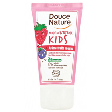 Dentifrice Fruits rouges Kids sans fluor 50ml - Douce Nature