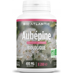 Aubépine bio 400mg 200 comprimés - GPH Diffusion