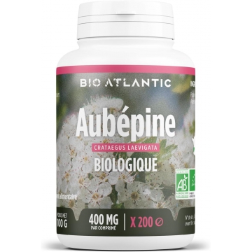 Aubépine bio 400mg 200 comprimés - GPH Diffusion