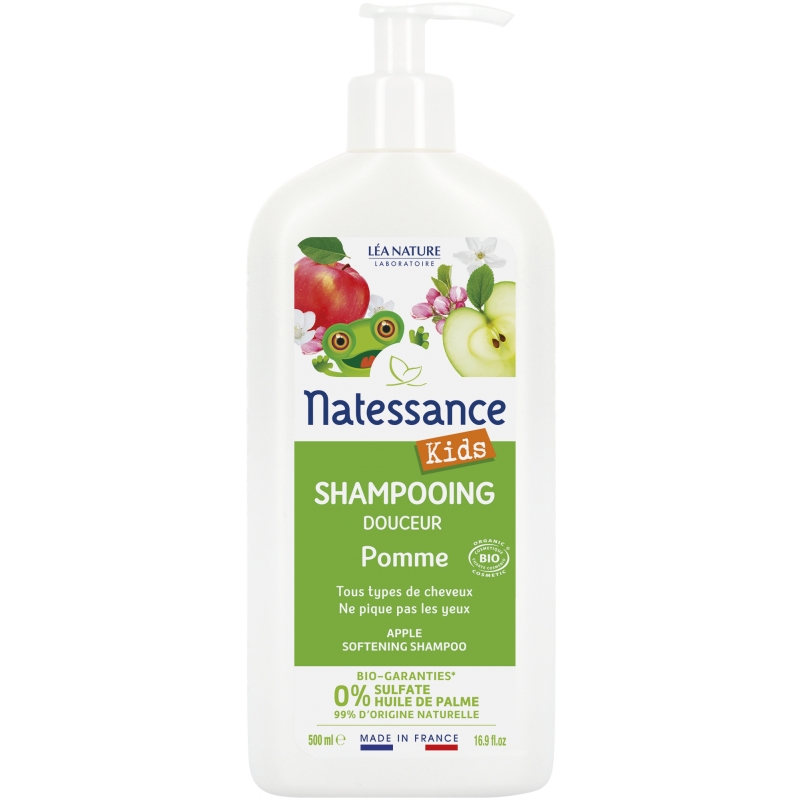 Shampooing Douche Kids Pomme sans sulfate - Natessance