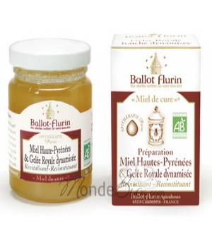 Miel de cure - Miel et Gelée Royale fraîche 125gr - Ballot-Flurin  Gelée Royale, Pollen, Miel bio  Produits de la ruche