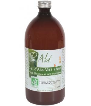 Gel d Aloe Vera bio, Pur Aloe, Gel d Aloe Vera 99,75% 1 litre Pur Aloe, aromatic provence