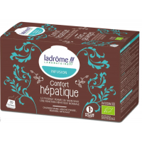 Infusion confort hépatique 20 sachets de 1.5gr - Ladrôme, tisane detox ladrome, se purifier tisane Aromatic provence