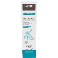 Dentifrice bio reminéralisant Argile Menthe 75ml - Cattier hygiène Aromatic provence