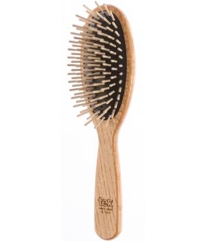  Brosse ovale Frêne naturel de 22cm - TEK,   Coiffants bio,  Soins capillaires bio Aromatic provence