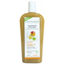 Shampooing bio Cheveux secs à l'Argile Jaune 400 ml - Dermaclay