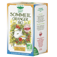 Tisane sommeil Oranger Bio 20 sachets - Romon Nature mélisse verveine marjolaine Aromatic provence