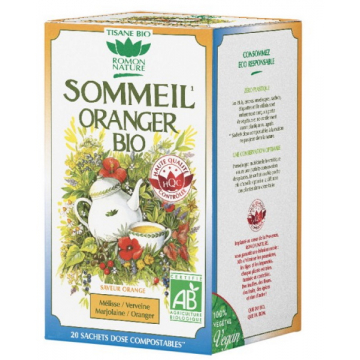 Tisane sommeil Oranger Bio 20 sachets - Romon Nature