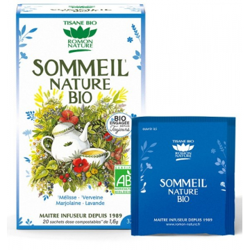 TISANE BIO SOMMEIL - RECHARGE 24 SACHETS - Saveurs Des Continents