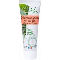 Crème visage Intense à l'Aloe Vera 63 % 50ml - Pur Aloe