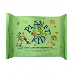 Lingettes biodégradables enfant - Planet Kid