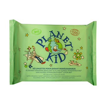 Lingettes biodégradables enfant - Planet Kid