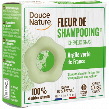 Fleur de Shampooing cheveux Gras 85gr - Douce Nature