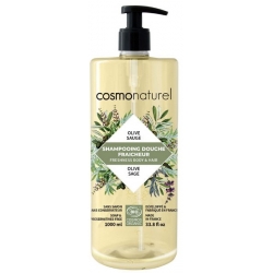 Shampooing douche Olive Sauge 1 litre - Cosmo Naturel