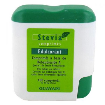 Stevia comprimés Guayapi 400 comprimés effet sucrant Aromatic Provence