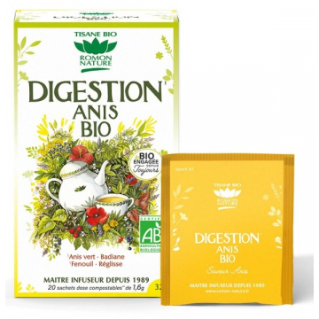 Tisane Digestion Anis bio 20 sachets - Romon Nature