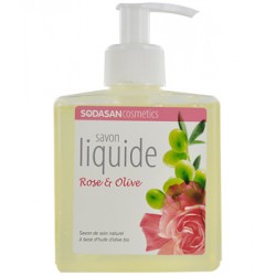 Savon liquide bio Rose-Olive - Sodasan