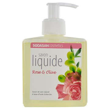 Savon liquide bio Rose-Olive - Sodasan