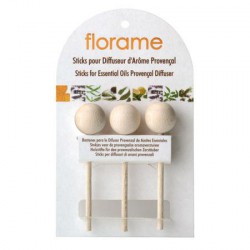 Sticks en bois pour diffuseur d'arôme provençal - Florame