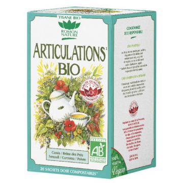 Tisane Articulations bio 20 sachets - Romon Nature