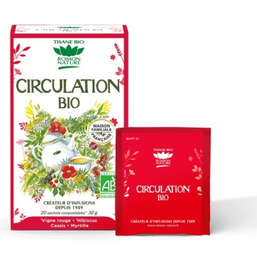 Tisane Circulation bio 20 sachets - Romon Nature