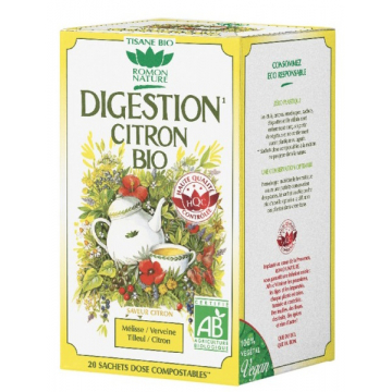 Tisane Digestion Citron bio - Romon Nature