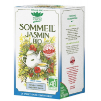 Tisane Sommeil Jasmin bio Romon Nature,,romon nature, aromatic provence, calme et sérénité