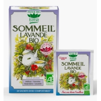 Tisane Sommeil Lavande bio Romon Nature, infusion Sommeil Lavande bio aromatic provence,