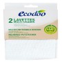 Lot de 2 lavettes écologiques multi usages - Ecodoo