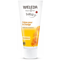  Crème pour le change Bébé au Calendula sans parfum 75 ml - Weleda,   Le change de bébé, produits bio,  Produits bio pour bébé.