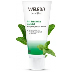 Gel dentifrice végétal bio contre les sensibilités gingivales 75 ml - Weleda