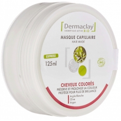 Masque capillaire cheveux colorés, décolorés et mêchés - Dermaclay