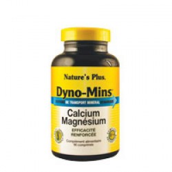 Dyno-Mins Calcium Magnésium 90 comprimés Nature s'Plus