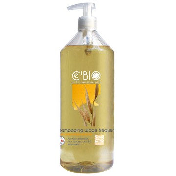 Shampooing usage fréquent Miel Calendula Avoine 1L C'Bio