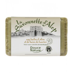 Savonnette d'Alep 12% d'huile de laurier 100 gr Douce Nature