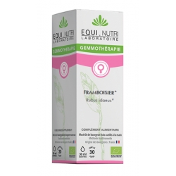 Macérat glycériné concentré de jeunes pousses bio Framboisier 30ml Equi-Nutri