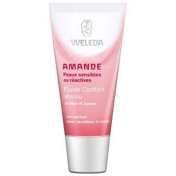 Fluide confort absolu soin visage à l'amande 30ml Weleda