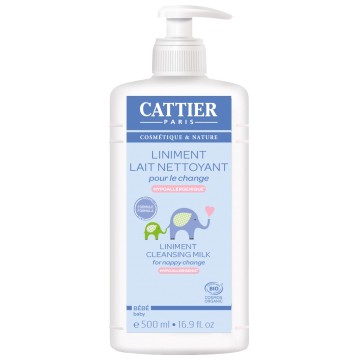 Liniment bio Lait crème pour le change 500 ml- Cattier