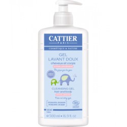 Gel lavant doux Cheveux et corps 500ml - Cattier