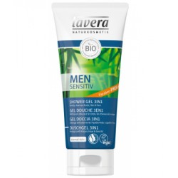 Gel douche 3 en 1 Men Sensitiv 200ml - Lavera