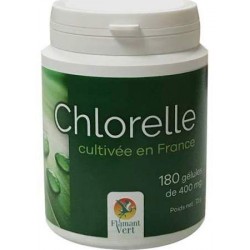 Chlorelle 180 gélules de 400mg Flamant vert