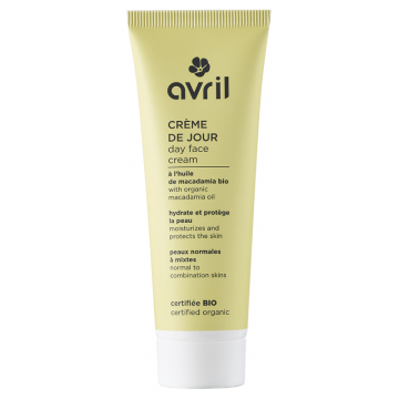 Crème de jour peau normale et mixte à l'Huile de Macadamia 50ml Avril beauté