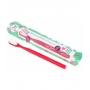 Brosse à dents écologique rechargeable rouge framboise Medium - Lamazuna