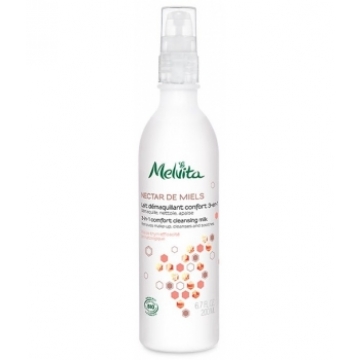 Lait démaquillant confort 3 en 1 200ml - Melvita